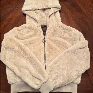 Cozy Cream Fleece Hoodie